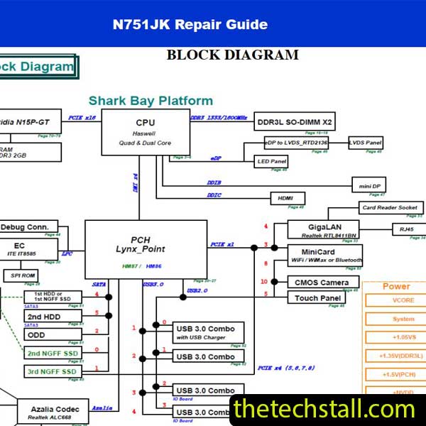 ASUS N751JK Schematic Diagram