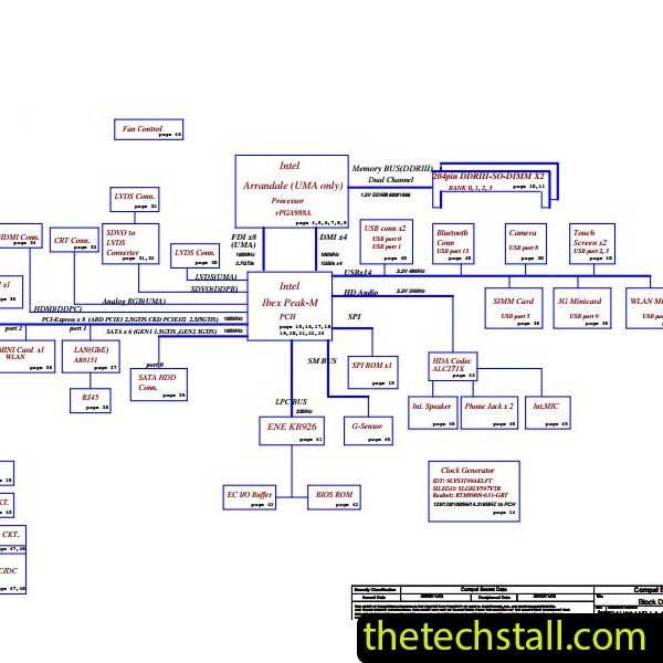 Acer Iconia 6120 PAU30 LA-6392P Schematic Diagram