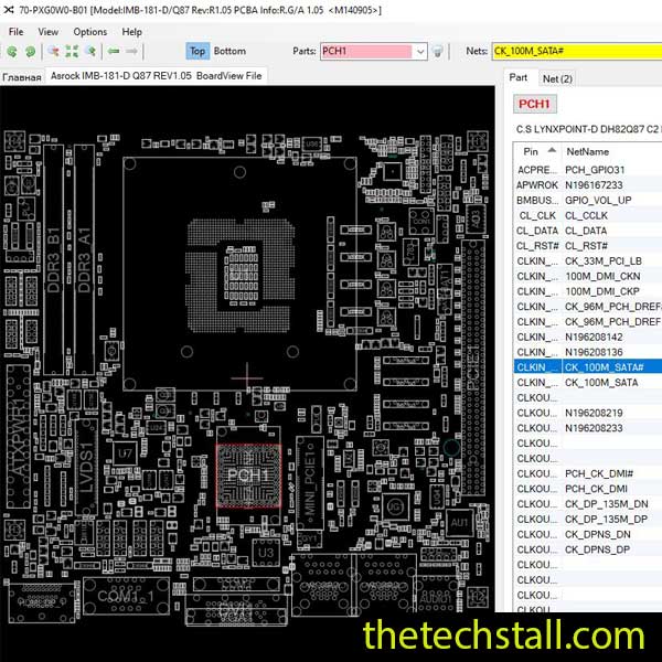Asrock IMB-181-D Q87 BoardView File