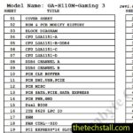 Gigabyte GA-H110M-GAMING 3 Schematic Diagram