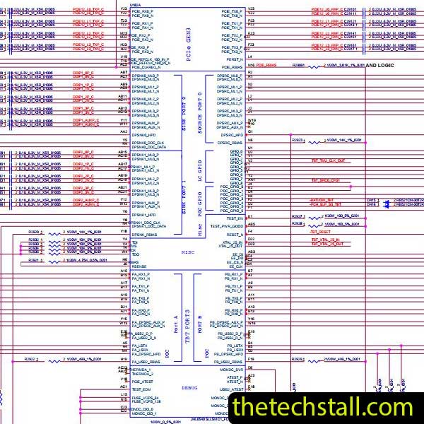 Lenovo ThinkPad X1 RT1WL-3 NM-C881 Schematic Diagram