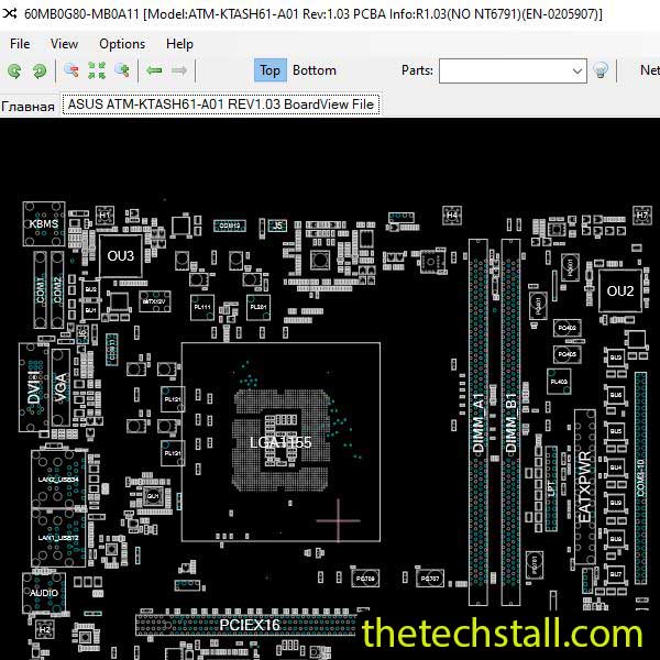 ASUS ATM-KTASH61-A01 BoardView File