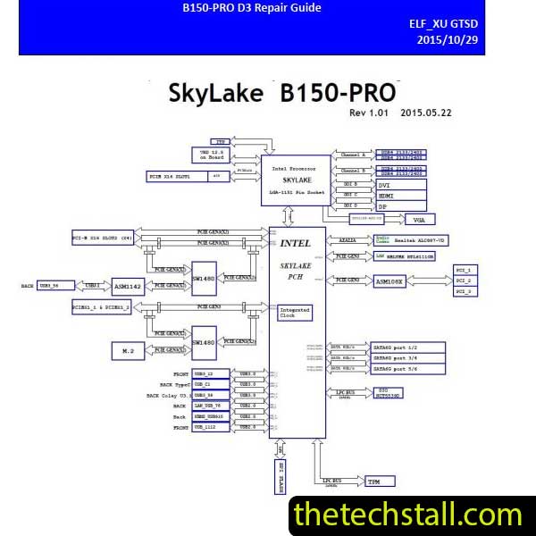 ASUS B150-Pro Schematic Diagram