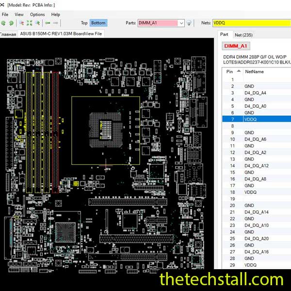 ASUS B150M-C BoardView File