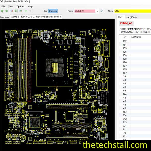 ASUS B150M-PLUS D3 BoardView File