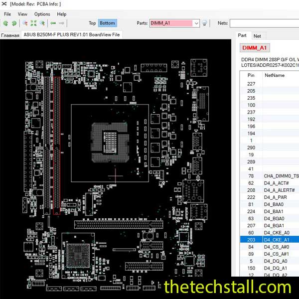 ASUS B250M-F PLUS BoardView File