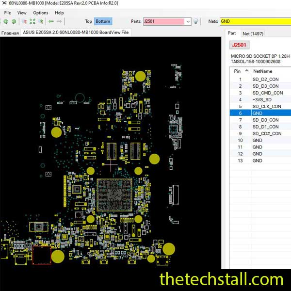 ASUS E205SA BoardView File