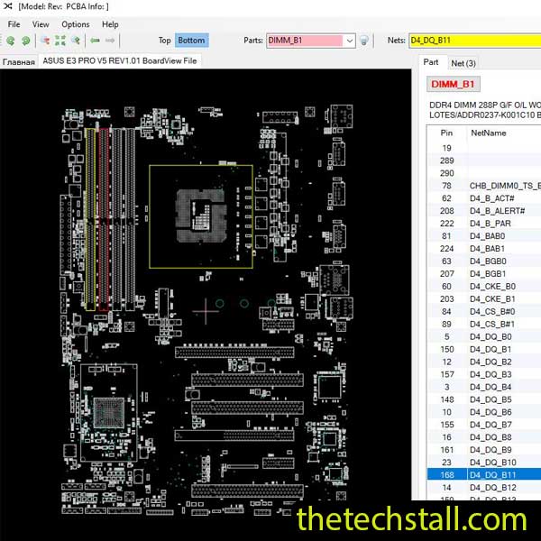 ASUS E3 PRO V5 BoardView File