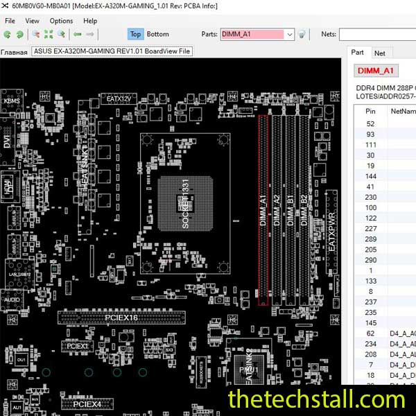 ASUS EX-A320M-GAMING BoardView File