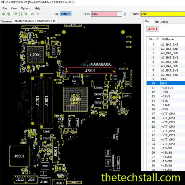 ASUS K55VM BoardView File