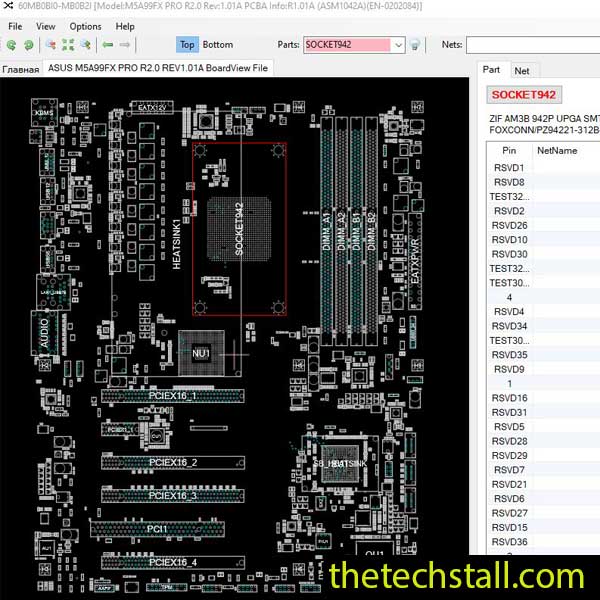 ASUS M5A99FX PRO R2.0 BoardView File