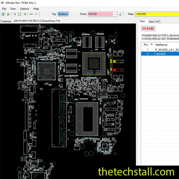 ASUS N501VW BoardView File