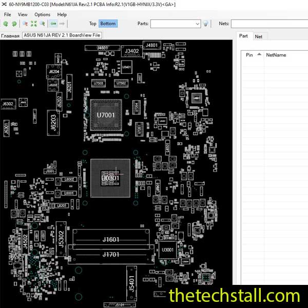 ASUS N61JA BoardView File