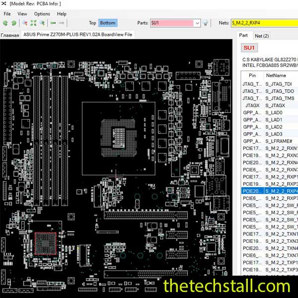 ASUS Prime Z270M-PLUS BoardView File