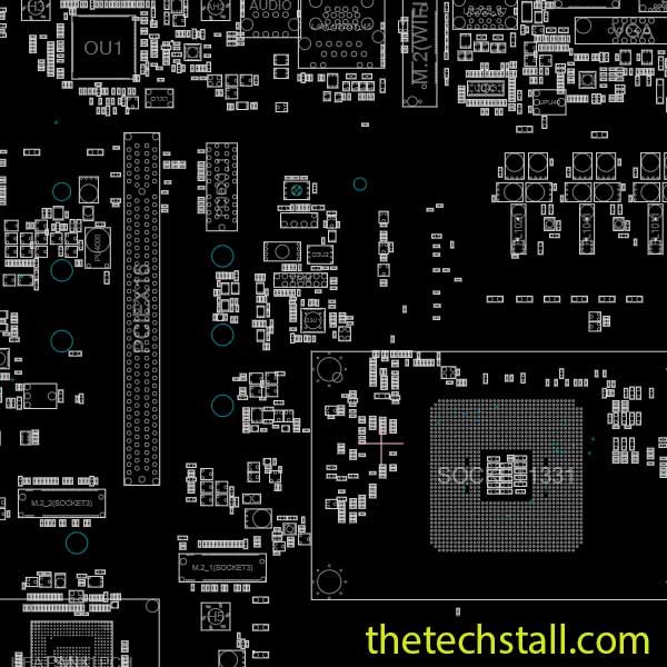 60MB17T0-MB0A04 BoardView File of ASUS TUF GAMING B550M E WIFI REV1.01X