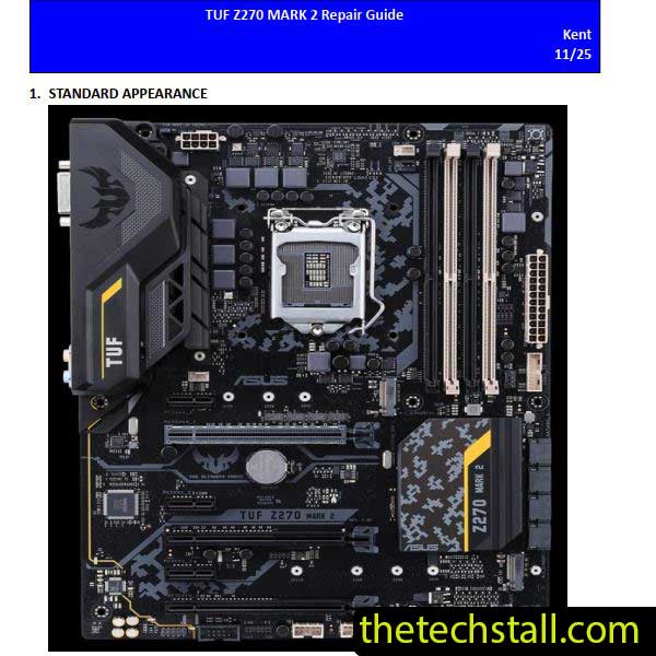 ASUS TUF Z270 MARK 2 Schematic Diagram