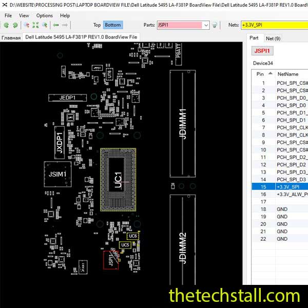 Dell Latitude 5495 LA-F381P BoardView File
