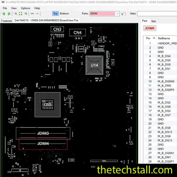 Dell N4010 UM8A DAUM8AMB8D0 BoardView File