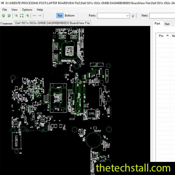 Dell l501x/l502x GM6B DAGM6BMB8D0 BoardView File
