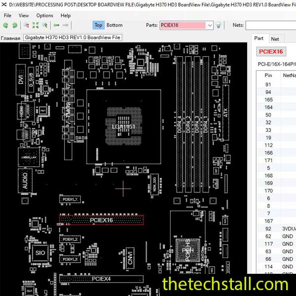Gigabyte H370 HD3 BoardView File
