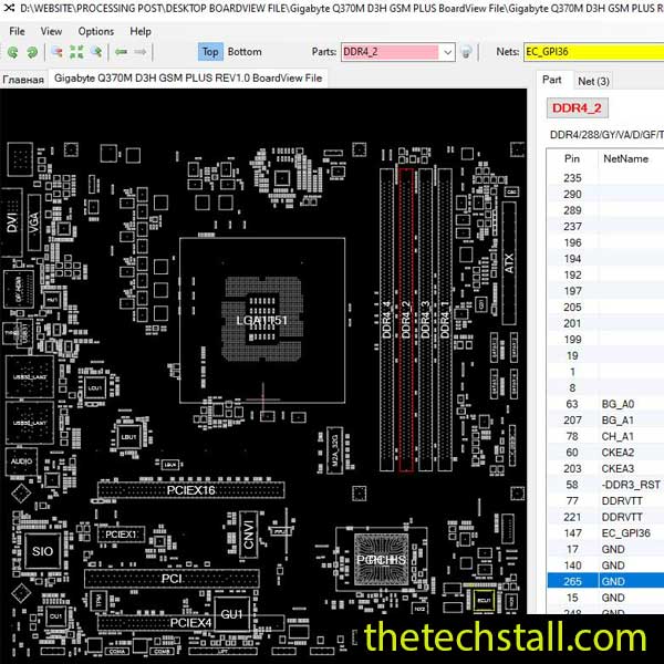 Gigabyte Q370M D3H GSM PLUS BoardView File