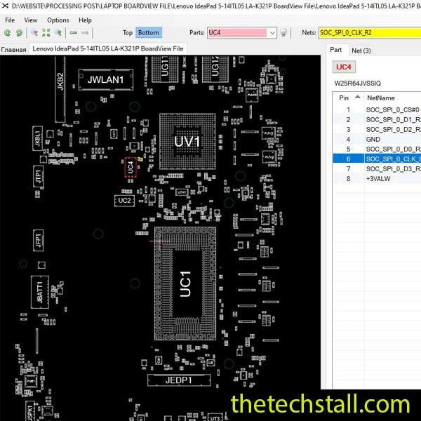 Lenovo IdeaPad 5-14ITL05 LA-K321P BoardView File