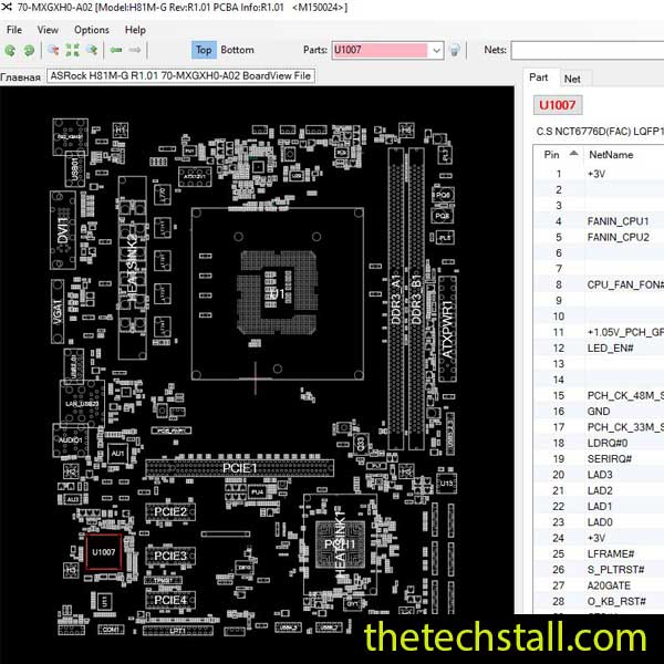ASRock H81M-G BoardView File