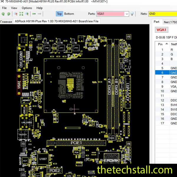 ASRock H91M-Plus BoardView File
