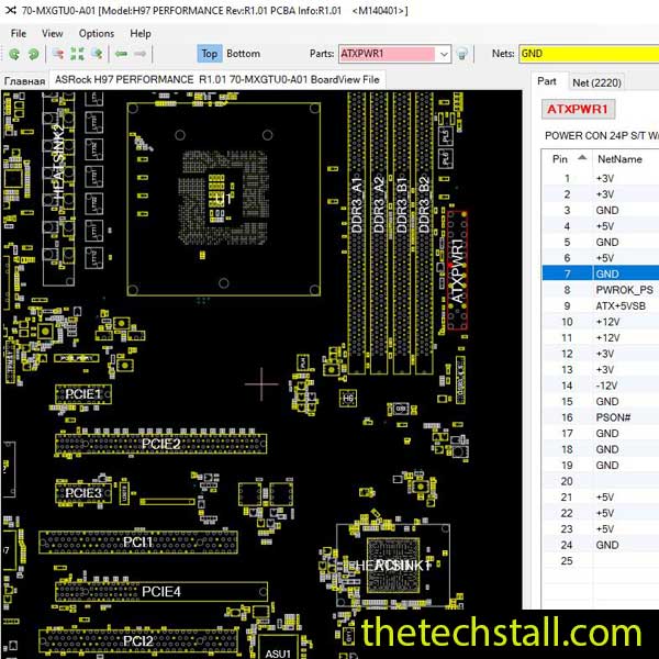 ASRock H97 PERFORMANCE BoardView File