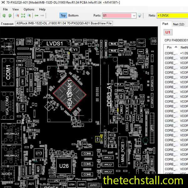 ASRock IMB-152D-DL J1900 BoardView File