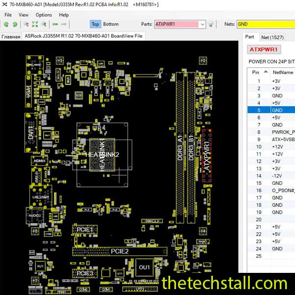 ASRock J3355M BoardView File