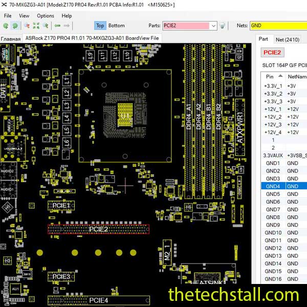 ASRock Z170 PRO4 BoardView File