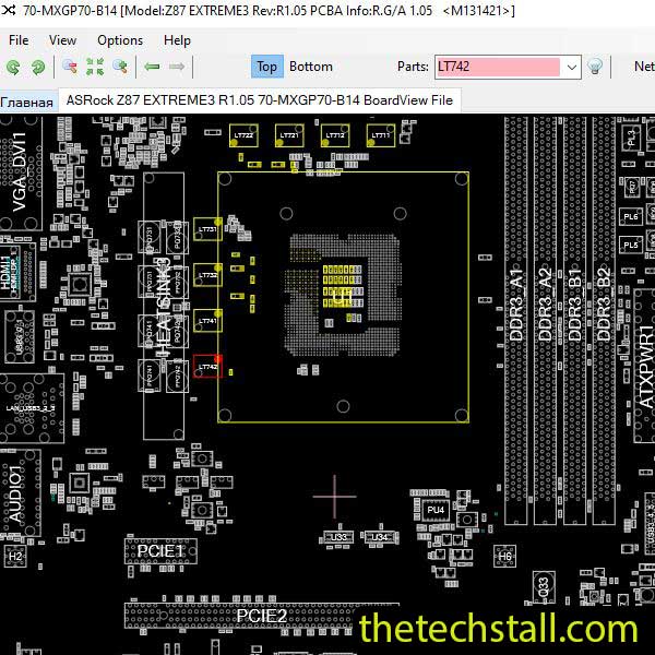 ASRock Z87 EXTREME3 BoardView File