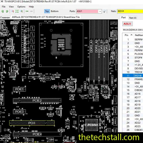 ASRock Z87 EXTREME4 BoardView File