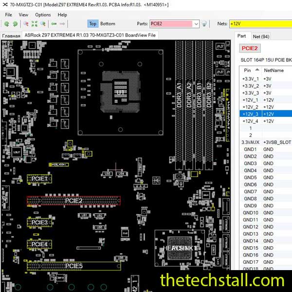 ASRock Z97 EXTREME4 BoardView File