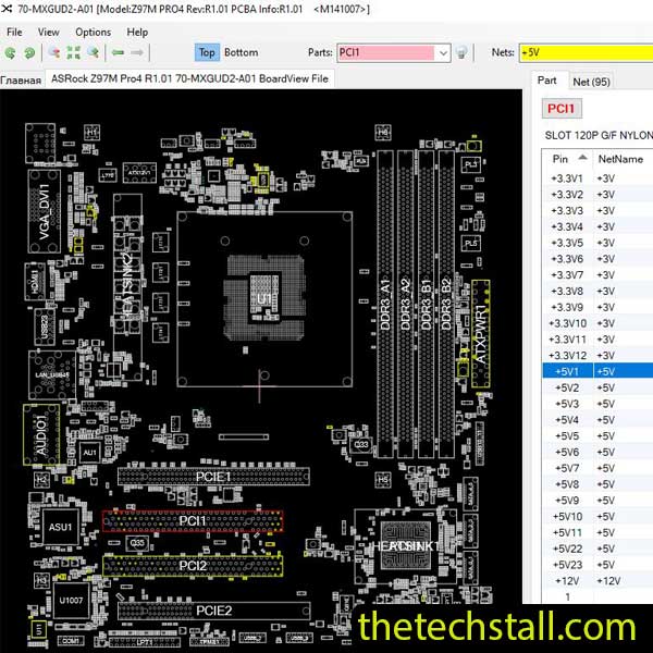 ASRock Z97M Pro4 BoardView File