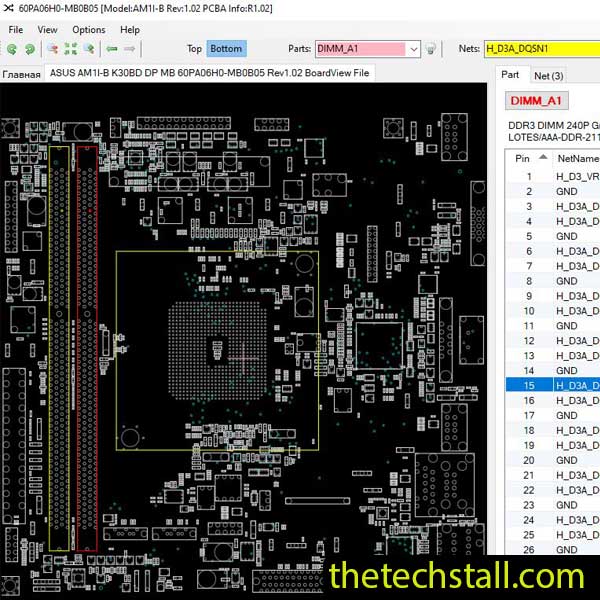ASUS AM1I-B/K30BD/DP MB BoardView File