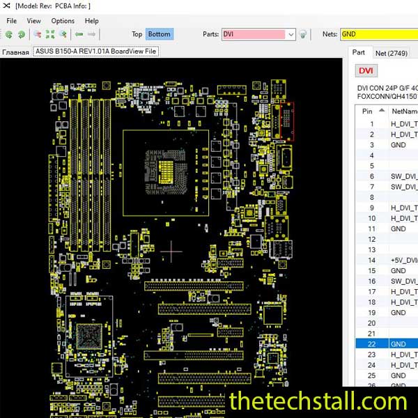 ASUS B150-A BoardView File