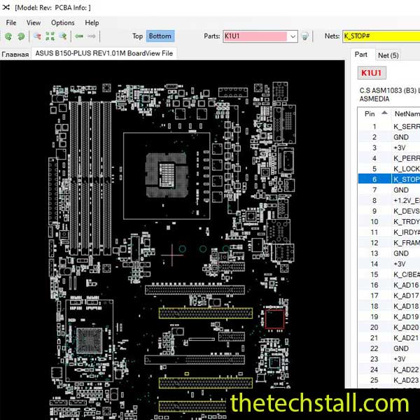 ASUS B150-PLUS BoardView File