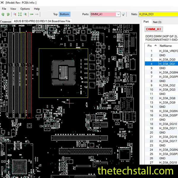 ASUS B150-PRO D3 BoardView File