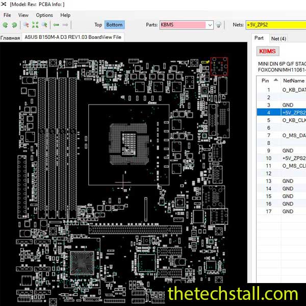 ASUS B150M-A D3 BoardView File