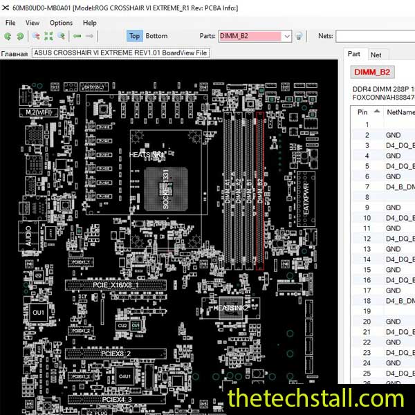 ASUS CROSSHAIR VI EXTREME BoardView File