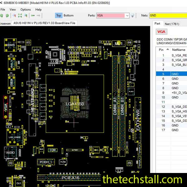 ASUS H81M-V PLUS BoardView File