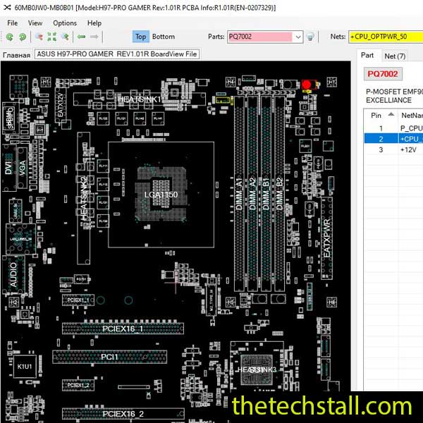 ASUS H97-PRO GAMER BoardView File