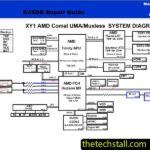 ASUS K45DR DA0XY1MB6E0 Schematic Diagram