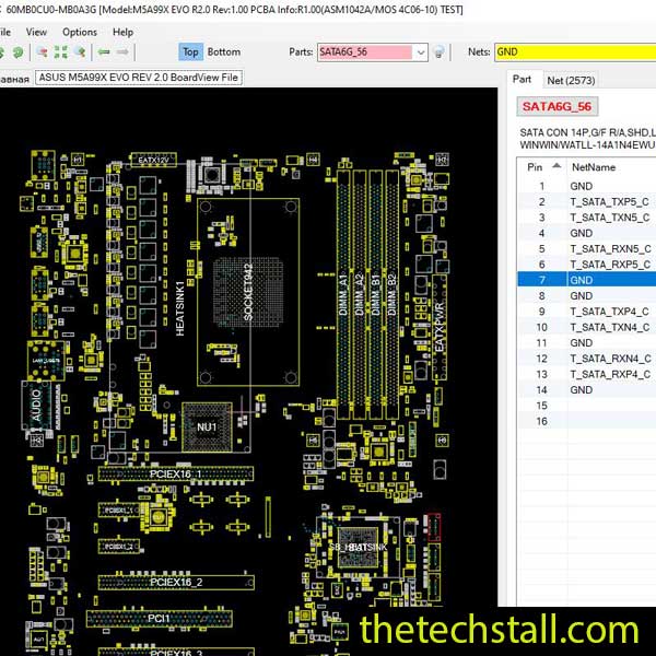 ASUS M5A99X EVO BoardView File