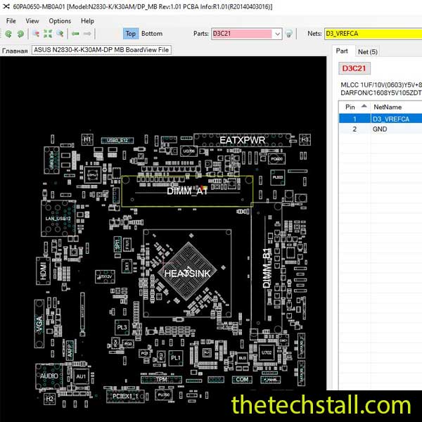 ASUS N2830-K-K30AM-DP MB BoardView File