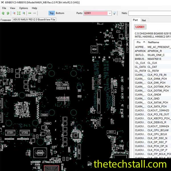 ASUS N46JV BoardView File