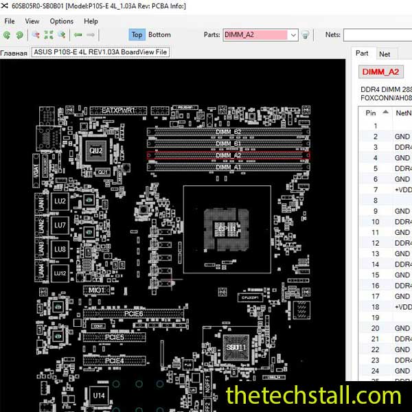 ASUS P10S-E 4L BoardView File