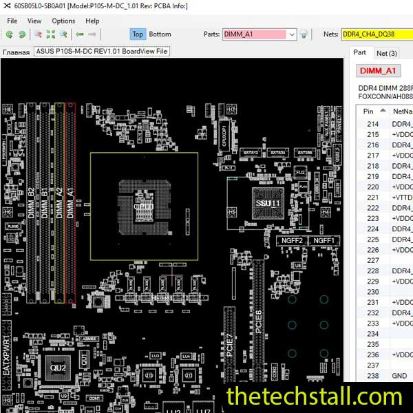 ASUS P10S-M-DC BoardView File